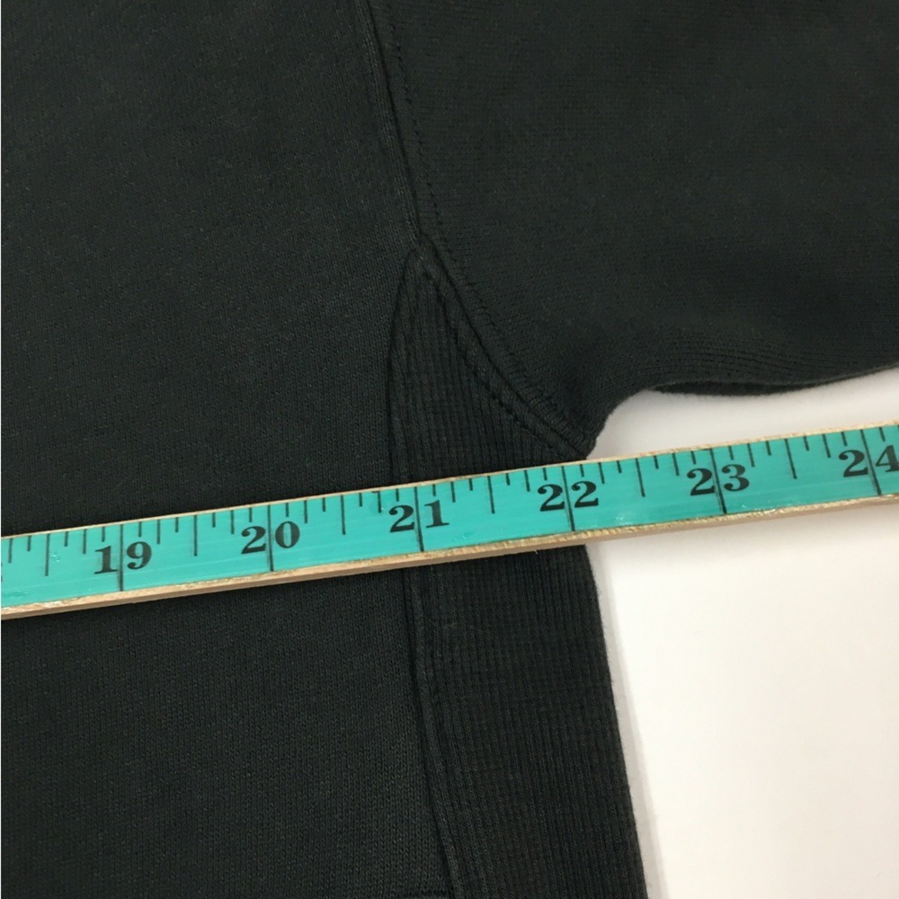 Aritzia Boyfriend Fleece Quarter Zip Pullover Small Green Gorpcore Athleisure - Picture 3 of 9